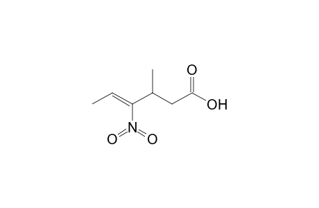 3-Methyl-4-nitro-hex-4-enoic acid