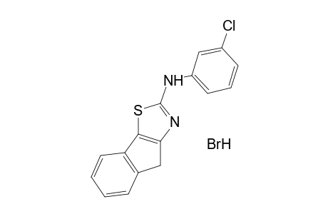 2-(m-chloroanilino)-4H-indeno[2,1-d]thiazole, monohydrobromide