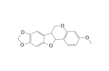 6H-[1,3]Dioxolo[5,6]benzofuro[3,2-c][1]benzopyran, 6a,12a-dihydro-3-methoxy-, (6aR-cis)-