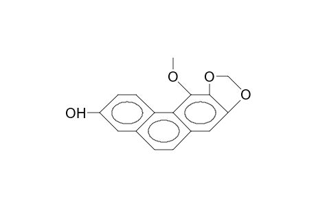 CIRRHOPETALIN;7-HYDROXY-4-METHOXY-2,3-METHYLENEDIOXY-PHENANTHRENE