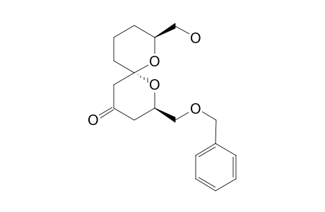 (2R,6S,8S)-2-((Benzyloxy)methyl)-8-((hydroxy)methyl)-1,7-dioxaspiro[5.5]undecan-4-one