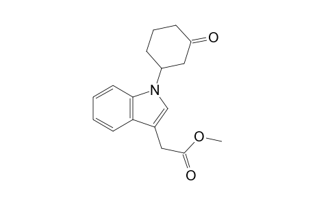 Methyl 1-(3-oxocyclohexyl)indole-3-ethanoate