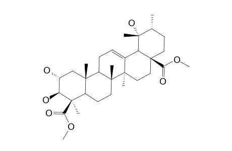 DIMETHYL-2-ALPHA,3-BETA,19-ALPHA-TRIHYDROXY-URS-12-ENE-24,28-DIOATE