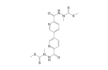 3,3'-(6,6'-Bipyridinediyldicarbonyl)bis(methyl-2-methyldithiocarbazate)