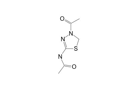 N-(4-acetyl-deltasquare-1,3,4-thiadiazolin-2-yl]acetamide