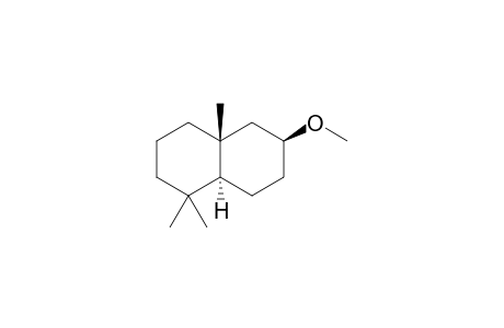 (+/-)-1,2,3,4,4A,5,6,7,8,8A-ALPHA-DECAHYDRO-6-BETA-METHOXY-1,1,4A-BETA-TRIMETHYLNAPHTHALENE