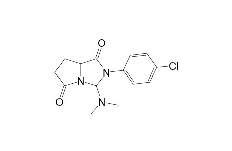 1H-Pyrrolo[1,2-c]imidazole-1,5(6H)-dione, 2-(4-chlorophenyl)-3-(dimethylamino)tetrahydro-