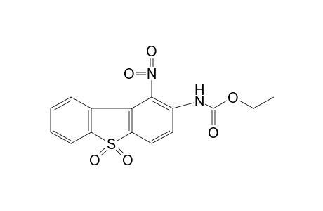 1-nitro-2-dibenzothiophenecarbamic acid, ethyl ester, 5,5-dioxide