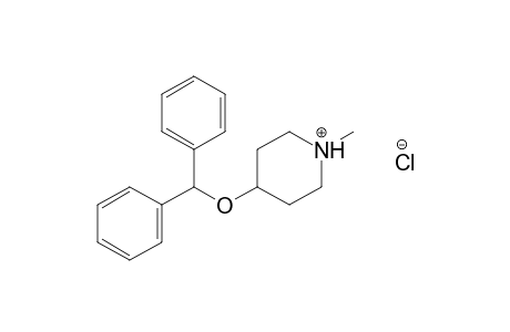 4-(Benzhydryloxy)-1-methylpiperidine hydrochloride