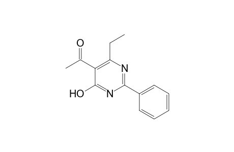 4-Ethyl-6-hydroxy-2-phenyl-5-pyrimidinyl methyl ketone