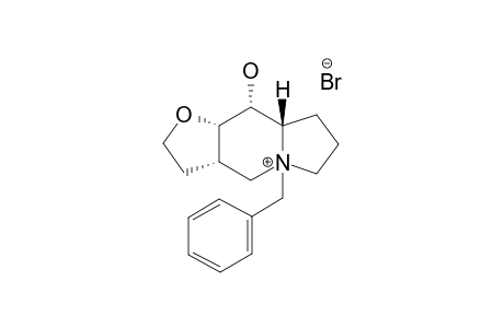 (3AS,5R,8AS,9R,9AS)-5-BENZYL-9-HYDROXYDECAHYDROFURO-[3,2-F]-INDOLIZIN-5-IUM-BROMIDE