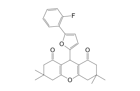 9-[5-(2-fluorophenyl)-2-furyl]-3,3,6,6-tetramethyl-3,4,5,6,7,9-hexahydro-1H-xanthene-1,8(2H)-dione