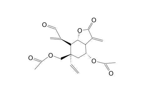 (5R,6R,7R,8S,10S)-8,14-DIACETOXYELEMA-1,3,11(13)-TRIEN-15-AL-6,12-OLIDE