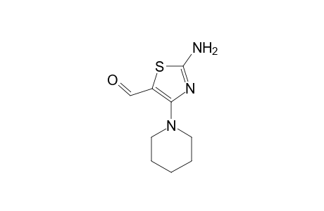 5-Thiazolecarboxaldehyde, 2-amino-4-(1-piperidinyl)-