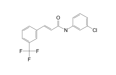 Trans-cinnamamide, N-(3-chlorophenyl)-3-trifluoromethyl-