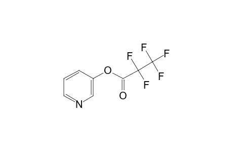 3-Hydroxypyridine, pentafluoropropionate