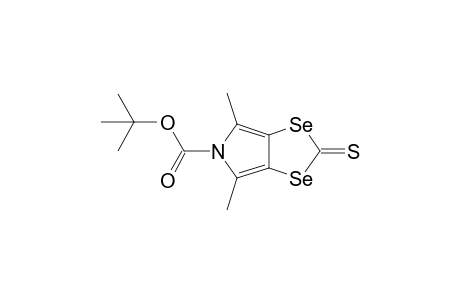 4,6-Dimethyl-2-thioxo-1,3-diselena-5-aza-pentalene-5-carboxylic acid tert-butyl ester