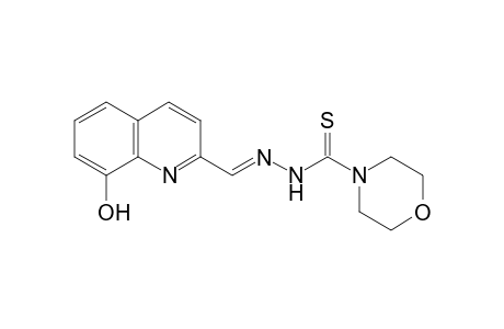 (E)-N'-((8-hydroxyquinolin-2-yl)methylene)morpholine-4-carbothiohydrazide