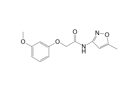 2-(3-methoxyphenoxy)-N-(5-methyl-3-isoxazolyl)acetamide