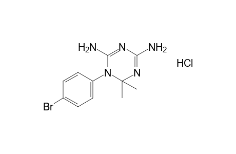 1-(p-bromophenyl)-4,6-diamino-1,2-dihydro-2,2-dimethyl-s-triazine, monohydrochloride
