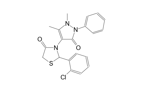 4-thiazolidinone, 2-(2-chlorophenyl)-3-(2,3-dihydro-1,5-dimethyl-3-oxo-2-phenyl-1H-pyrazol-4-yl)-