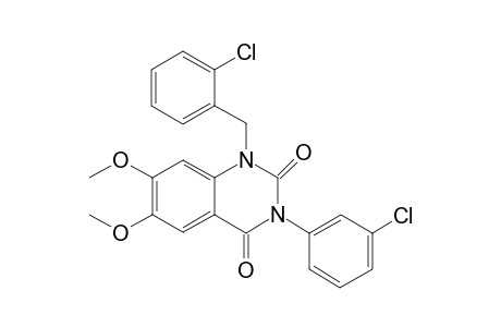 2,4(1H,3H)-quinazolinedione, 3-(3-chlorophenyl)-1-[(2-chlorophenyl)methyl]-6,7-dimethoxy-