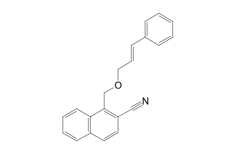 (E)-2-cyano-1-(5-phenyl-2-oxapent-4-enyl)naphthalene