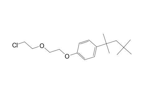 Benzene, 1-[2-(2-chloroethoxy)ethoxy]-4-(1,1,3,3-tetramethylbutyl)-