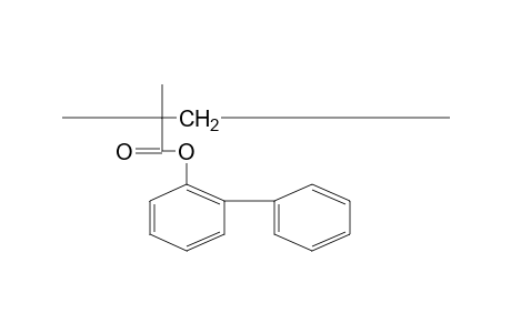 Poly(o-biphenyl methacrylate)