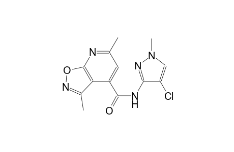 isoxazolo[5,4-b]pyridine-4-carboxamide, N-(4-chloro-1-methyl-1H-pyrazol-3-yl)-3,6-dimethyl-