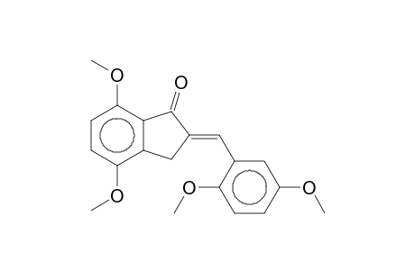 4,7-Dimethoxy-2-(2,5-dimethoxybezyliden)-indan-1-one