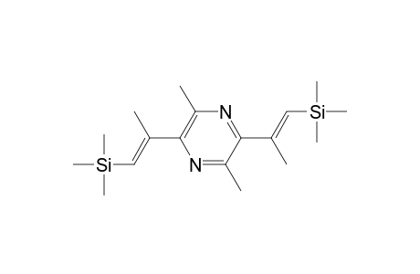 [(E)-2-[3,6-dimethyl-5-[(E)-1-methyl-2-trimethylsilyl-vinyl]pyrazin-2-yl]prop-1-enyl]-trimethyl-silane