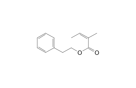 (Z)-2-methylbut-2-enoic acid phenethyl ester