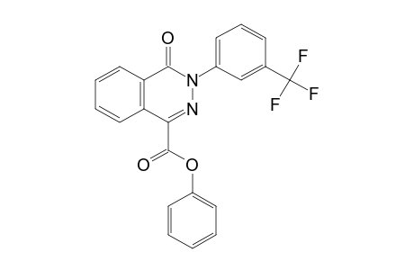 3,4-DIHYDRO-4-OXO-3-(alpha,alpha,alpha-TRIFLUORO-m-TOLYL)-1-PHTHALAZINECARBOXYLIC ACID, PHENYL ESTER