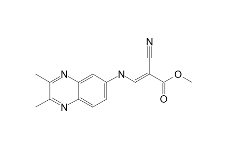 Methyl 2-cyano-3-[(2',3'-dimethylquinoxalin-6'-yl)aminomethylene]-acrylate