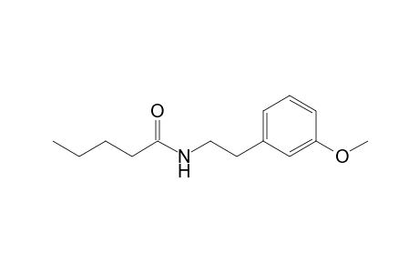 N-(2-(3-methoxyphenyl)ethyl)pentanamide