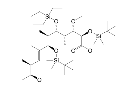 (E)-(2R,3S,4S,5R,6S,7R,10S,11S)-2,7-bis{[Tert-butyl(dimethyl)silyl]oxy}-3-methoxy-11-hydroxy-4,6,8,10-tetramethyl-5-[(triethylsilyl)oxy]dodec-8-enoic acid methyl ester