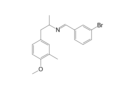 1-(3-Bromophenyl)-N-[1-(4-methoxy-3-methylphenyl)propan-2-yl]methanimine