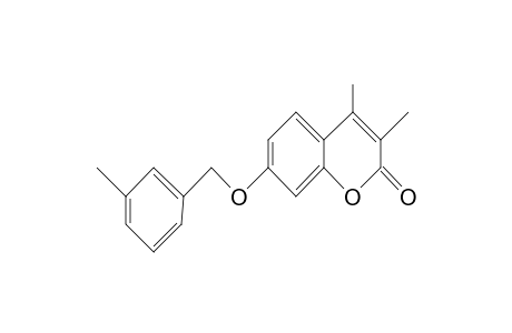 2H-1-Benzopyran-2-one, 3,4-dimethyl-7-[(3-methylphenyl)methoxy]-