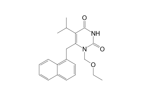 1-ETHOXYMETHYL-5-ISOPROPYL-6-(1-NAPHTHYLMETHYL)-URACIL