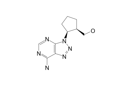 CIS-9-(2-HYDROXYMETHYLCYCLOPENTYL)-6-AMINO-8-AZAPURINE