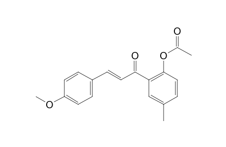 2'-(Acetyl)oxy-4-methoxy-5'-methylchalcone