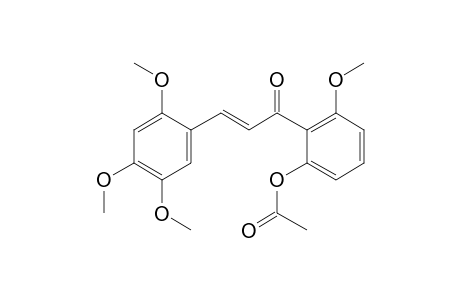 2'-(Acetyl)oxy-2,4,5,6'-tetramethoxychalcone