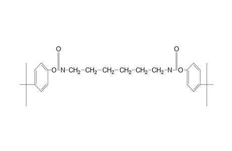 hexamethylenedicarbamic acid, bis(p-tert-butylphenyl) ester