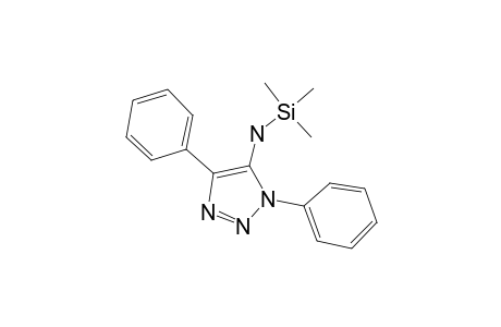 5-Amino-1,4-diphenyl-1,2,3-triazole, tms derivative