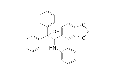 {.alpha.-[3,4-Methylenedioxy-.alpha.-(phenylamino)benzyl]-.alpha-phenyl}benzylalcohol
