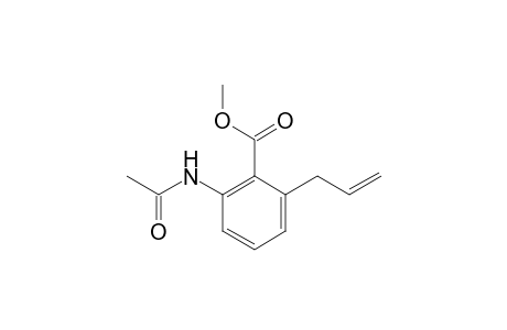 Methyl 2-acetamido-6-allyl-benzoate