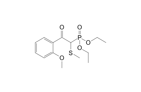 Diethyl 2-(2'-Methoxyphenyl)-1-(methylthio)-2-oxoethylphosphonate