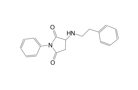 1-Phenyl-3-[(2-phenylethyl)amino]-2,5-pyrrolidinedione