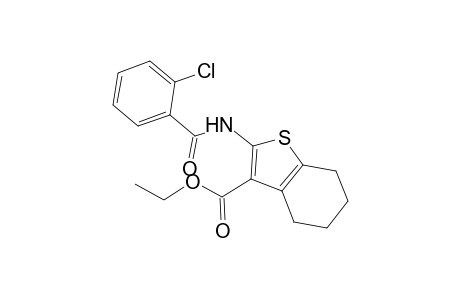 Ethyl 2-[(2-chlorobenzoyl)amino]-4,5,6,7-tetrahydro-1-benzothiophene-3-carboxylate